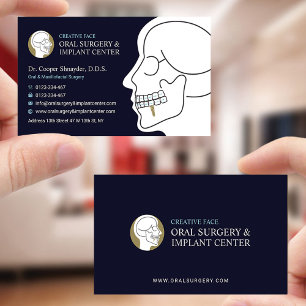 Cartão De Visita Cirurgia Oral, Implante, Crânio Maxilofacial
