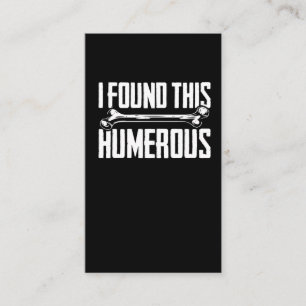 Cartão De Visita Cirurgião Ortopédico Humor Ortopedics