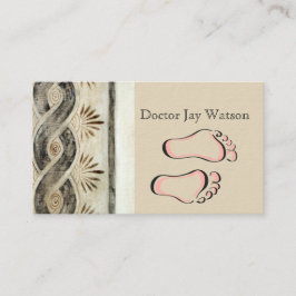 Cartão De Visita Cirurgião Ortopedista Podiatra Destino