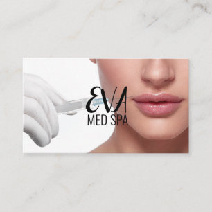 Cartão De Visita Cirurgião Plástico de Injeção de Med Spa