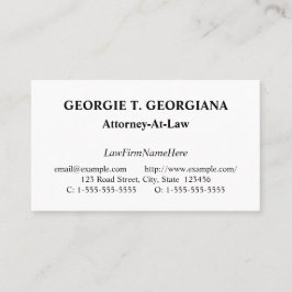 Cartão de visita clássico, nostálgico e tradiciona