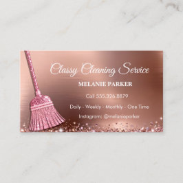 Cartão De Visita Classy Cleaning Services