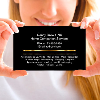 Cartão De Visita Classy Home Companion CNA