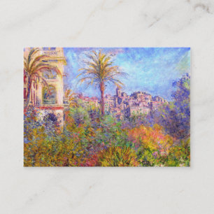 Cartão De Visita Claude Monet: Casas de campo em Bordighera