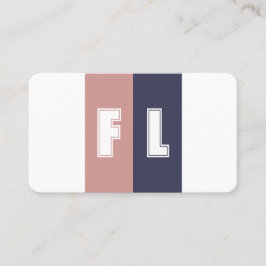 Cartão De Visita Cláusula de cor violeta elegante QR-Code