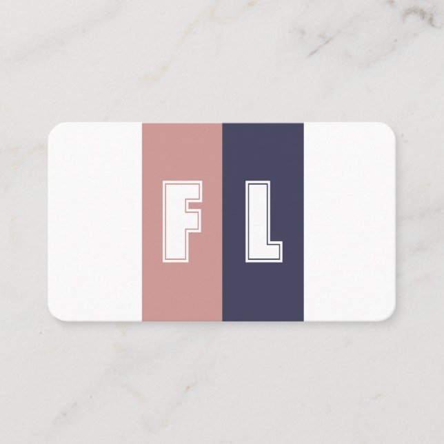 Cartão De Visita Cláusula de cor violeta elegante QR-Code (Frente)