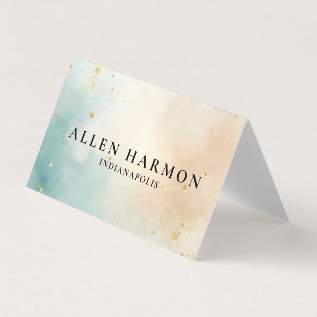 Cartão De Visita Clean Minimal Custom Family Name | 5-Minute Edit (Frente)