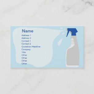 Cartão De Visita Cleanser - Empresa