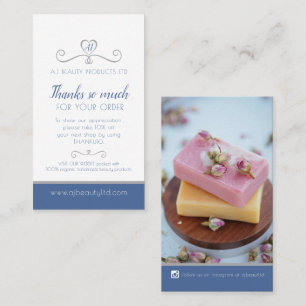 Cartão De Visita Cliente de repetição de fotos da Beleza Health C