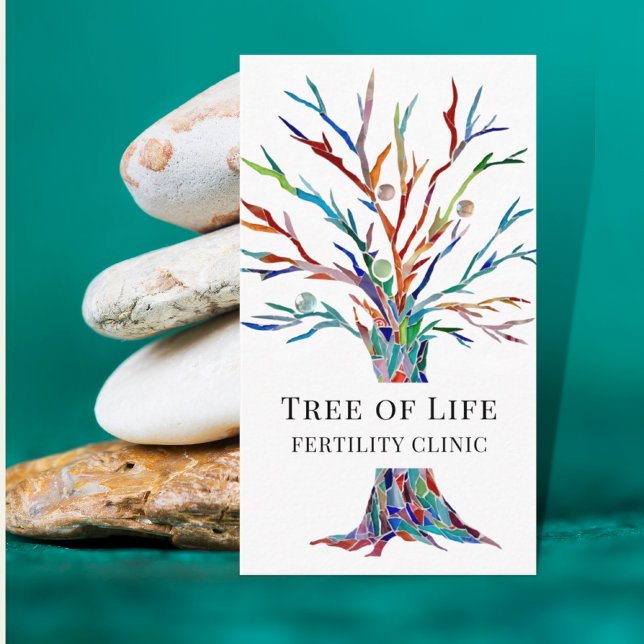 Cartão De Visita Clínica de Fertilidade (Criador carregado)
