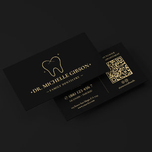 Cartão De Visita Clínica Dentária Cosmética Dentista de Família Pre