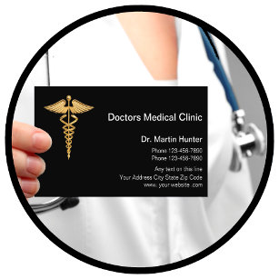 Cartão De Visita Clínica Médica Clássica