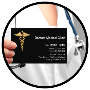 Cartão De Visita Clínica Médica Elegante