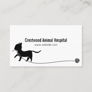 Cartão De Visita Clínica Veterinária Abrigo Animal