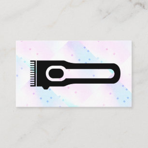 Cartão De Visita Clipper Cabelo  Barber  Clippers de barbeiro