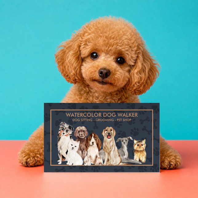 Cartão De Visita Clube de Cães Comunidade Canina (Criador carregado)