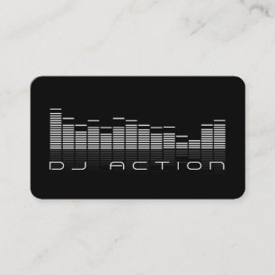 Cartão De Visita Clube de Entretenimento de Música DJ Preta Legal