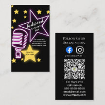 Clube de karaoke da discoteca de glow stick DJ