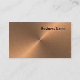 Cartão De Visita Cobre escovado