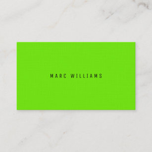 Cartão De Visita Cobrir verde e preto de néon moderno