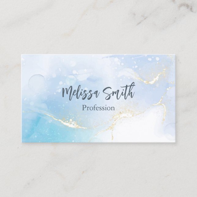 Cartão De Visita Cód. QR de verificação de agilidade Dourada com co (Frente)