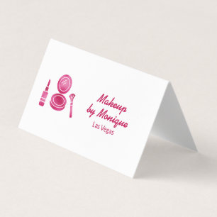 Cartão De Visita Cód. QR do artista ganhador rosa