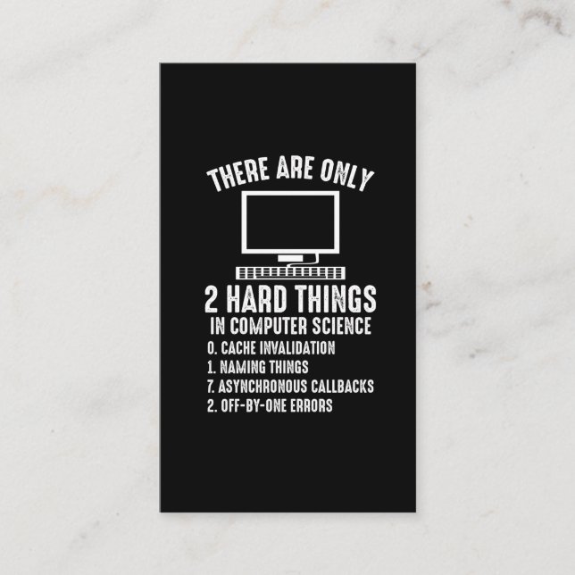 Cartão De Visita Codificador de Engenheiro do programador de softwa (Frente)