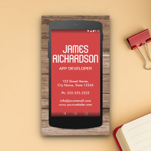 Cartão De Visita Codificador de Engenheiros de software para desenv