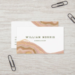 Cartão De Visita Código de QR Minimalista de Tonalidade Neutra