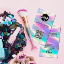 Código QR arco-íris holográfico | Mídia social