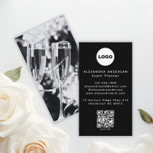 Código QR com Logotipo Preto Minimalista Leia-me