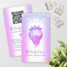 Código QR Confecção de Colírio de Morango Roxo
