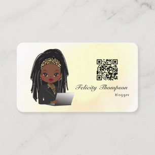 Cartão De Visita Código QR da Chefe