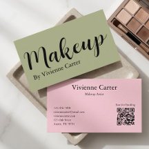 Código QR da Sala de Maquiagem Olive Green Pink Sc