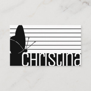 Cartão De Visita Código QR das faixas brancas, em preto-e-branco, e