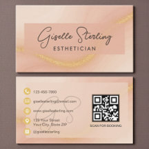 Código QR de Aquarela para Esteticista