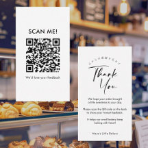 Código QR de Avaliação de Roteiro Moderno Simples