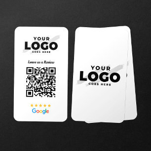 Cartão De Visita Código QR de Avaliações do Google Link de Avaliaçã