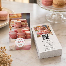 Cartão De Visita Código QR de Foto com Logotipo Personalizado de Pa