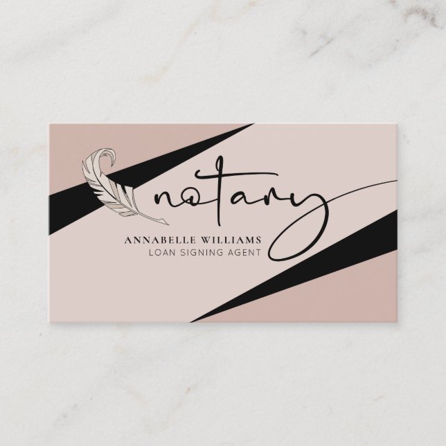 Cartão De Visita Código QR de Foto Notária Moderna (Frente)