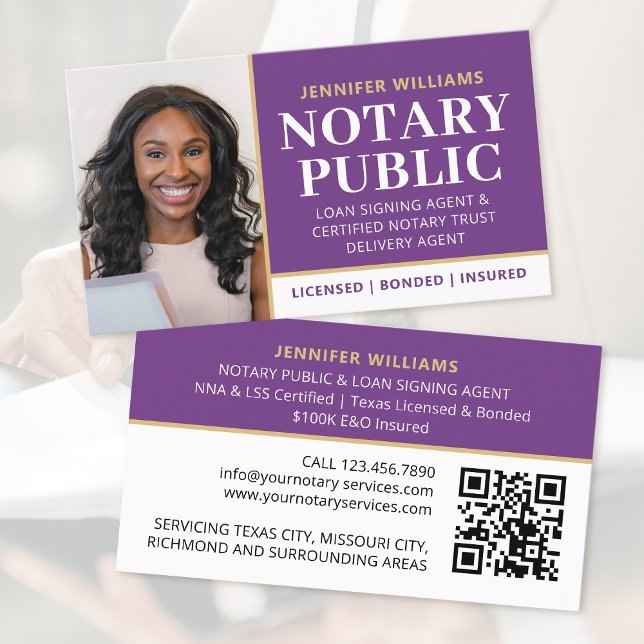 Cartão De Visita Código QR de Foto Pública Notícia Profissional Rox (Criador carregado)