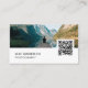 Cartão De Visita Código QR de fotografia | Fotografia Moderna (Frente)