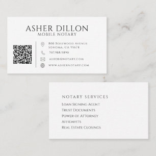 Cartão De Visita Código QR de Fotógrafo de Casamento com Estilo de 
