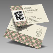 Código QR de Saúde Holística Zen Horizontal