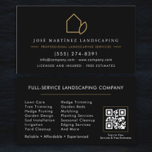 Código QR de Serviço de Jardim Paisagismo