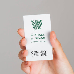 CARTÃO DE VISITA CÓDIGO QR DO LOGOTIPO CORPORATIVO MONOGRAMA DA LIN