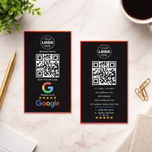 Código QR do Logotipo da Análise de Negócios Perso