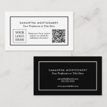 Código QR do Logotipo da Empresa Moderna Personali
