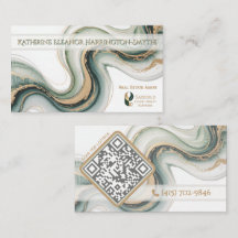 Código QR do Logotipo do Realtor Moderno em Mármor