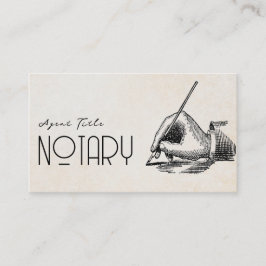 Cartão De Visita Código QR do Logotipo Notário do Gravador de Vinta